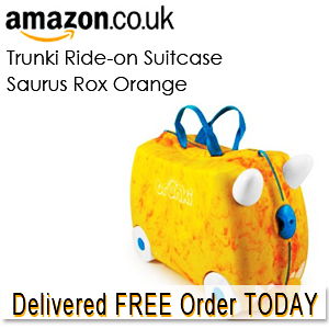 Trunki Ride-on Suitcase Saurus Rox Orange